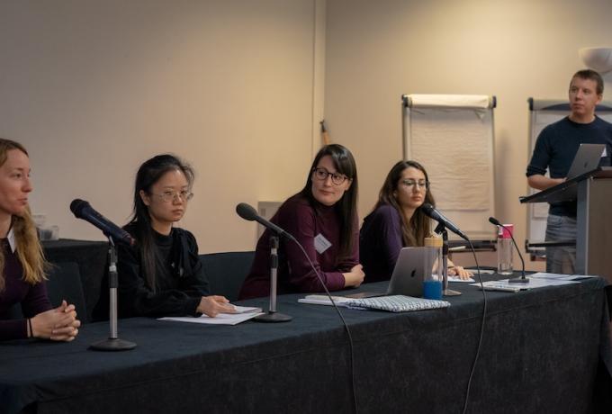 Panel discussion at vascular meeting