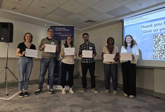 Prize winners at the 2024 Synapse Symposium for early career researchers in York