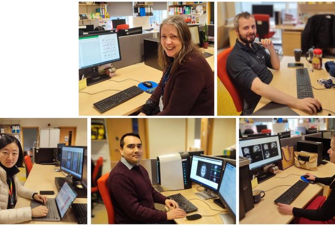 A selection of portraits of members from the Wardlaw Lab