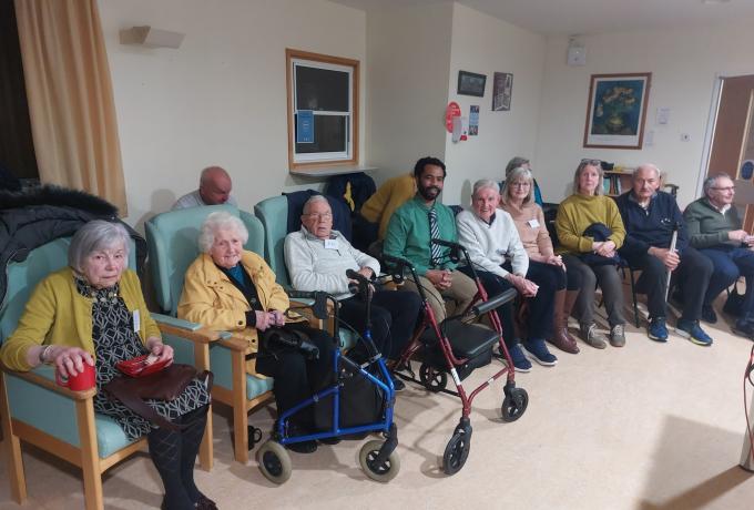 Dr Beccano-Kelly at a public engagement event