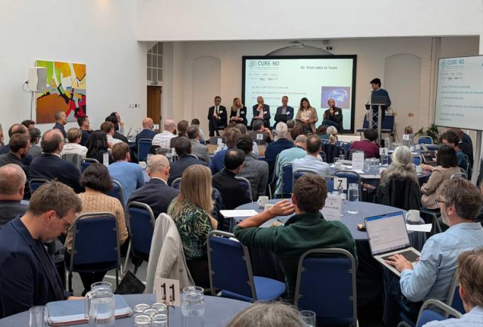 Researchers at the CURE-ND meeting