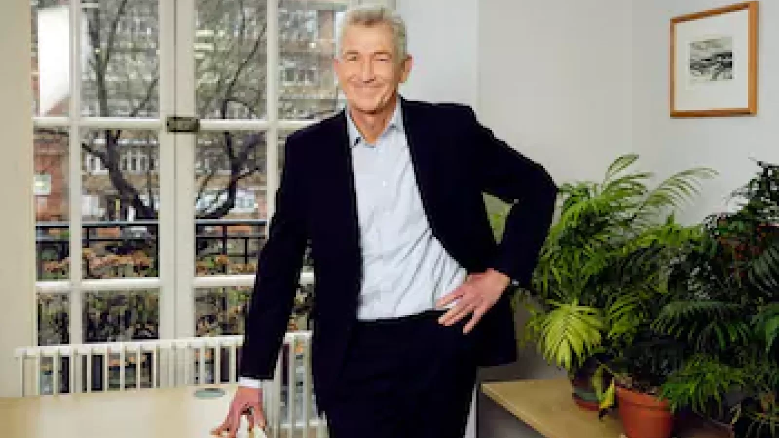 Prof Nick Fox in his office at UK DRI at UCL