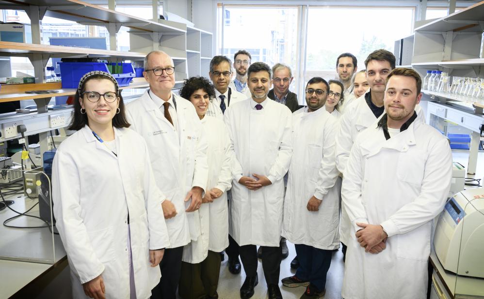 Full group photo from visit